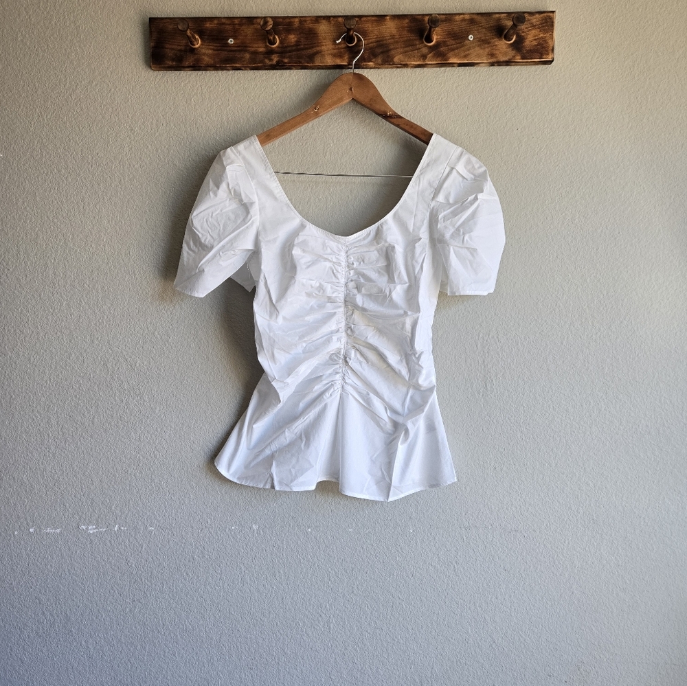 Thakoon Ruched Open Back Top - Picture 2 of 4